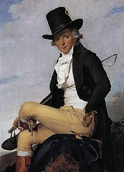 Jacques-Louis  David Seriziat oil painting image